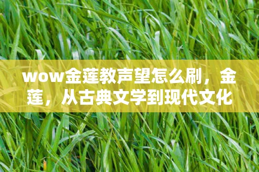 wow金莲教声望怎么刷，金莲，从古典文学到现代文化的传奇