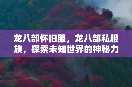龙八部怀旧服，龙八部私服族，探索未知世界的神秘力量