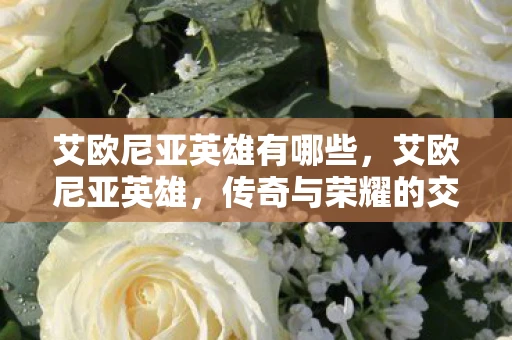 艾欧尼亚英雄有哪些，艾欧尼亚英雄，传奇与荣耀的交织