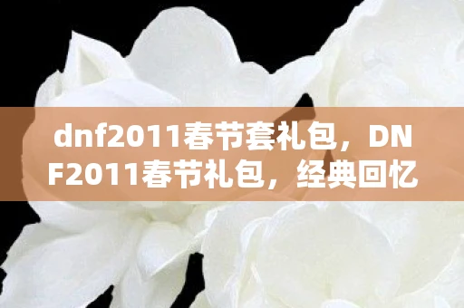 dnf2011春节套礼包,DNF2011春节礼包,经典回忆与游戏文化的传承 dnf2011春节套礼包,DNF2011春节礼包,经典回忆与游戏文化的传承