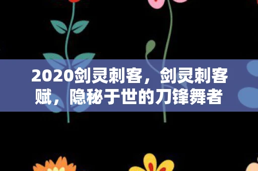 2020剑灵刺客，剑灵刺客赋，隐秘于世的刀锋舞者