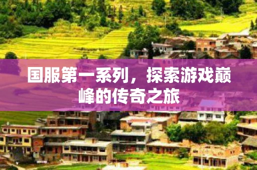 国服第一系列，探索游戏巅峰的传奇之旅