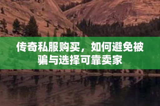 传奇私服购买，如何避免被骗与选择可靠卖家