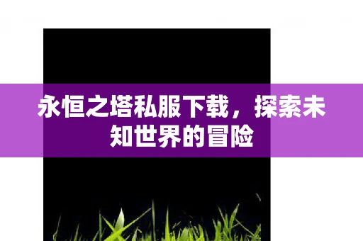 永恒之塔私服下载，探索未知世界的冒险