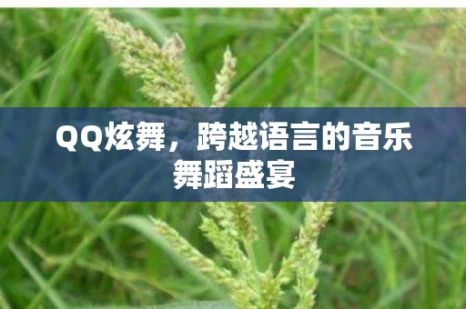 QQ炫舞，跨越语言的音乐舞蹈盛宴