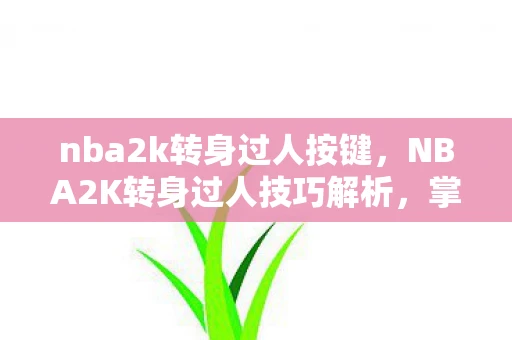 nba2k转身过人按键，NBA2K转身过人技巧解析，掌握这项技巧，让你在球场上如虎添翼