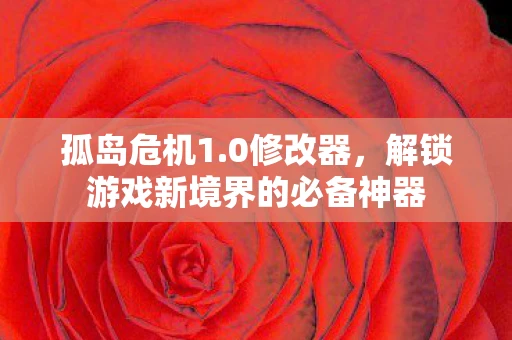 孤岛危机1.0修改器，解锁游戏新境界的必备神器
