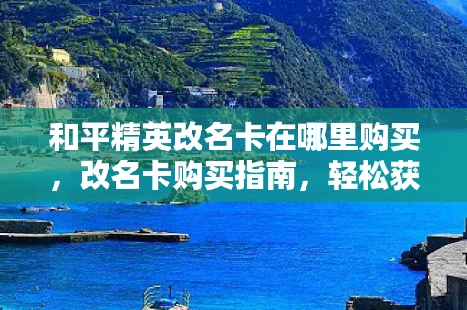 和平精英改名卡在哪里购买，改名卡购买指南，轻松获取你的专属改名机会