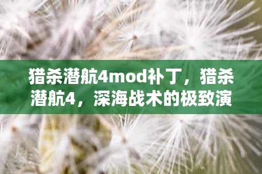 猎杀潜航4mod补丁，猎杀潜航4，深海战术的极致演绎