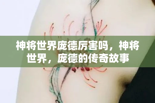 神将世界庞德厉害吗，神将世界，庞德的传奇故事