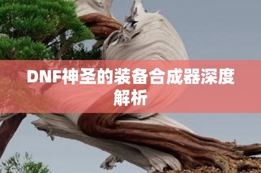 DNF神圣的装备合成器深度解析图片