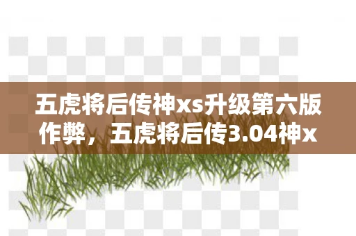 五虎将后传神xs升级第六版作弊，五虎将后传3.04神xs升级版作弊揭秘，游戏乐趣与规则的边界