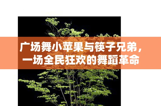 广场舞小苹果与筷子兄弟，一场全民狂欢的舞蹈革命