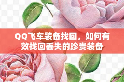 QQ飞车装备找回，如何有效找回丢失的珍贵装备