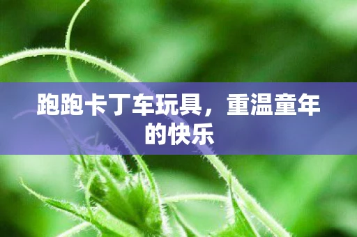 跑跑卡丁车玩具，重温童年的快乐