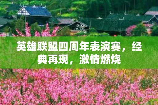 英雄联盟四周年表演赛，经典再现，激情燃烧