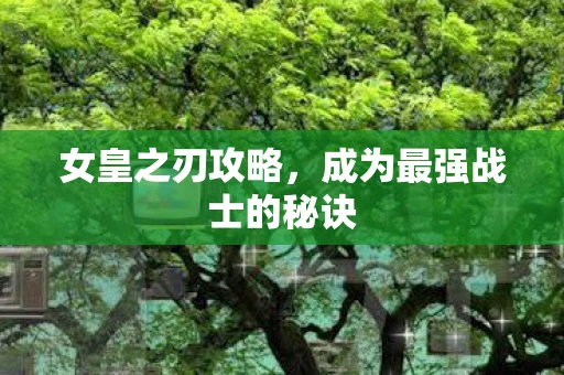 女皇之刃攻略，成为最强战士的秘诀