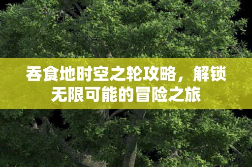 吞食地时空之轮攻略，解锁无限可能的冒险之旅