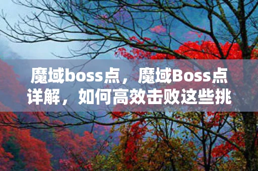 魔域boss点，魔域Boss点详解，如何高效击败这些挑战