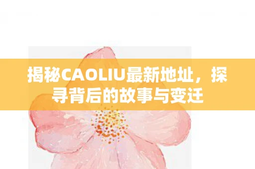揭秘CAOLIU最新地址，探寻背后的故事与变迁