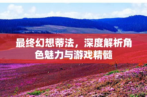 深度解析角色魅力与游戏精髓图片
