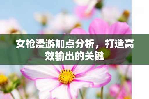 女枪漫游加点分析，打造高效输出的关键