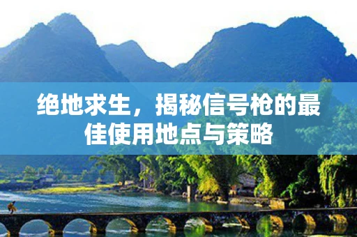 绝地求生，揭秘信号枪的最佳使用地点与策略