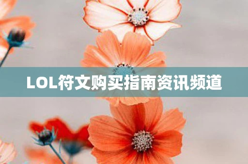 LOL符文购买指南资讯频道图片