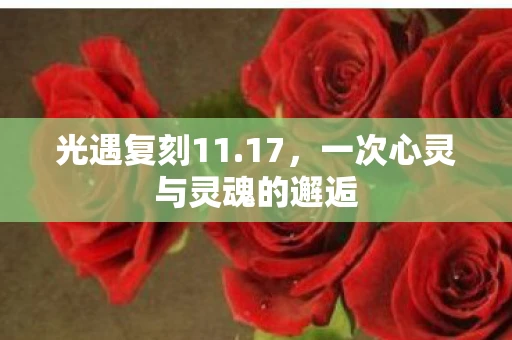 光遇复刻11.17，一次心灵与灵魂的邂逅