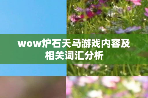 wow炉石天马游戏内容及相关词汇分析