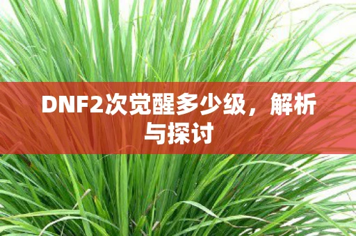DNF2次觉醒多少级，解析与探讨
