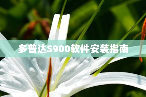 多普达S900软件安装指南图片