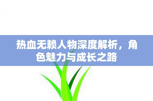 热血无赖人物深度解析图片