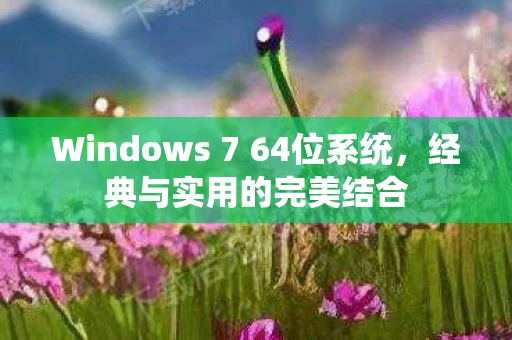 Windows 7 64位系统，经典与实用的完美结合