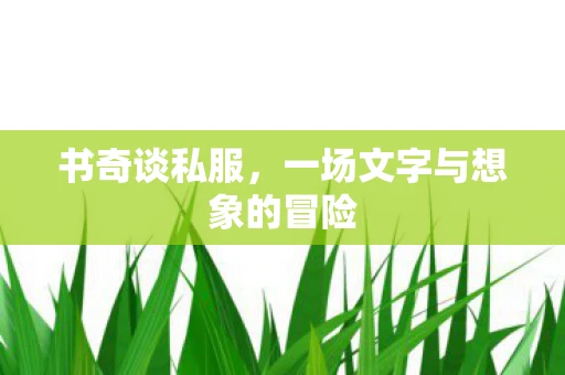 书奇谈私服，一场文字与想象的冒险
