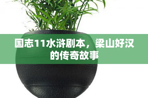 国志11水浒剧本，梁山好汉的传奇故事