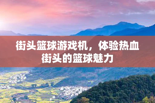 街头篮球游戏机，体验热血街头的篮球魅力