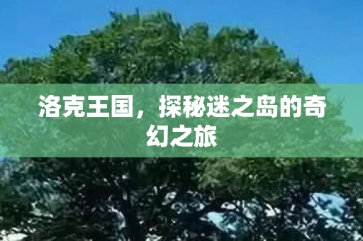 洛克王国，探秘迷之岛的奇幻之旅
