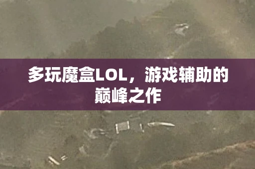 多玩魔盒LOL，游戏辅助的巅峰之作