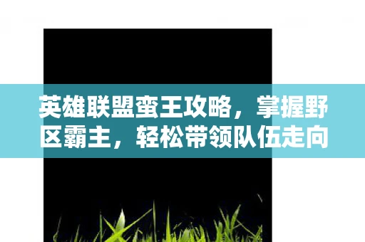 英雄联盟蛮王攻略，掌握野区霸主，轻松带领队伍走向胜利