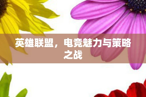 英雄联盟，电竞魅力与策略之战