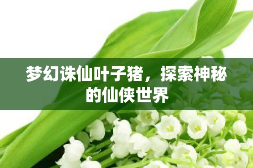 梦幻诛仙叶子猪，探索神秘的仙侠世界