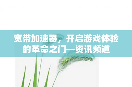 开启游戏体验的革命之门图片
