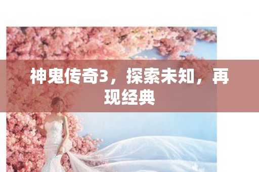 神鬼传奇3，探索未知，再现经典