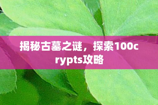探索100crypts攻略图片