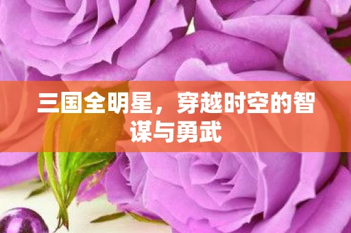三国全明星，穿越时空的智谋与勇武