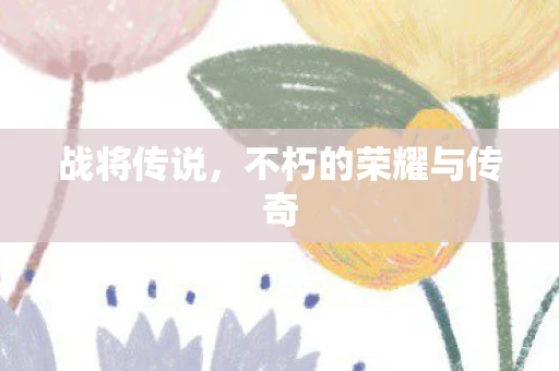 战将传说，不朽的荣耀与传奇