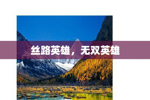 丝路英雄，无双英雄