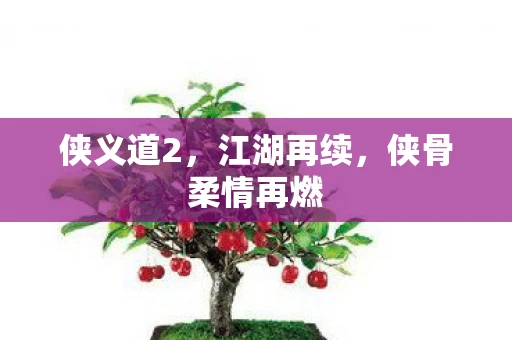 侠义道2，江湖再续，侠骨柔情再燃