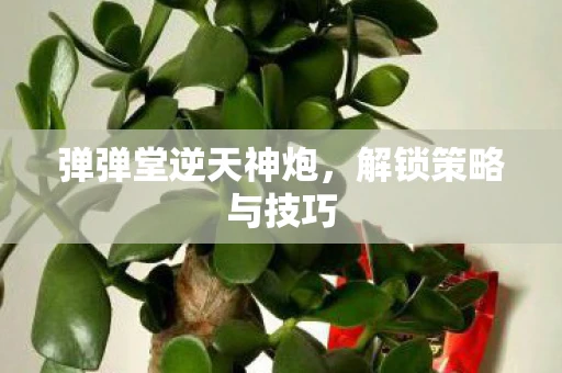 弹弹堂逆天神炮，解锁策略与技巧